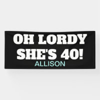 Funny 40th Birthday Party Personalized