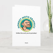 Funny 41st Birthday Kaart (Achterkant)