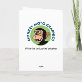 Funny 45th Birthday Kaart (Achterkant)