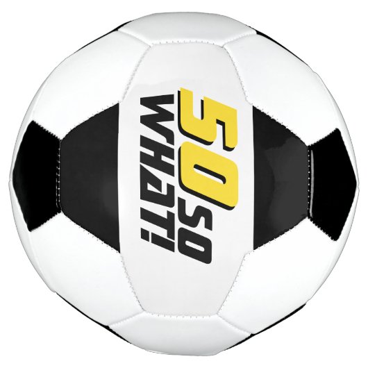 Funny 50 alors que Citer 50e Anniversaire (Tourné)