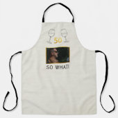 Funny 50 So What Custom Photo Birthday Schort (Voorkant)