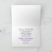 Funny 50e anniversaire carte (Intérieur)