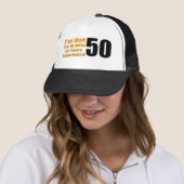 Funny 50e anniversaire Casquette (En situation)