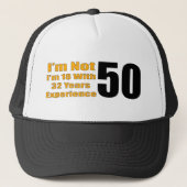 Funny 50e anniversaire Casquette (Devant)
