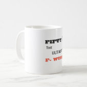 Funny 50e anniversaire Mug Cinquante L'ultime F Wo (Devant gauche)