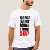 Funny 50e anniversaire T-shirt (Devant)