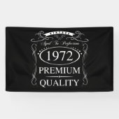 Funny 50th Birthday 1972 Spandoek (Horizontaal)