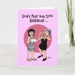 Funny 50th Birthday Card Kaart
