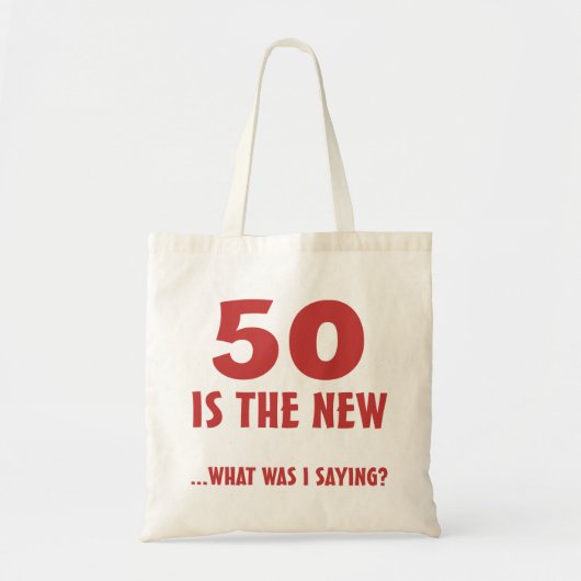 Funny 50th Birthday Gag Gifts Tote Bag (Voorkant)