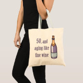 Funny 50th Birthday Gift Ideas Tote Bag (Voorkant (product))