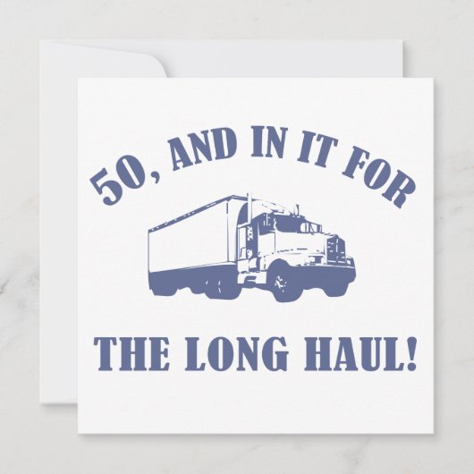 Funny 50th Birthday Gift Kaart (Voorkant)