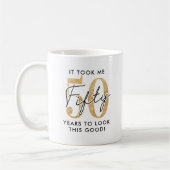 Funny 50th Birthday Gift Koffiemok (Links)