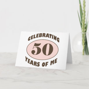 Funny 50th Birthday Gifts Kaart