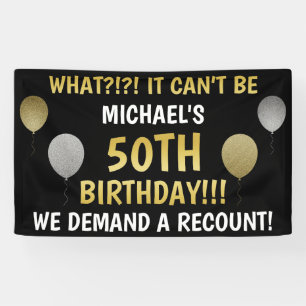Funny 50th Birthday (Recount) Spandoek