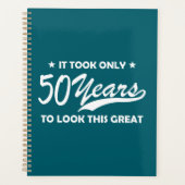 Funny 50th Birthday Retro Typography (Devant)