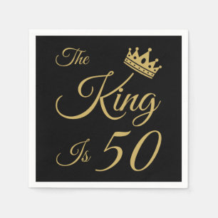 Funny 50th Birthday voor mannen Servet