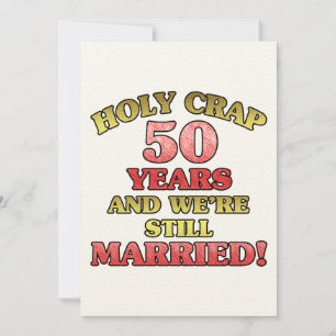 Funny 50th Jubileum Kaart