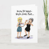 Funny 52e carte d'anniversaire (Devant)