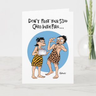 Funny 53rd Birthday Kaart
