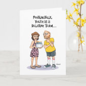 Funny 55th Birthday Kaart (Gele Bloem)