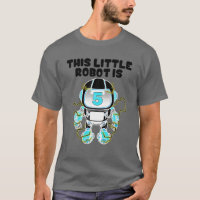 Funny 5e verjaardag gift 5 jaar oude robot Lov