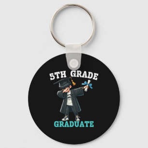 Funny 5th Grade Boys Afstuderen Afstudeerder Dabbi Sleutelhanger