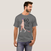 Funny 60-jarige 60e verjaardag, geboren in 1966 t-shirt (Voorkant volledig)