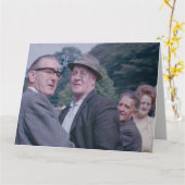 FUNNY 60E ANNIVERSAIRE CARTE DE SALUT (Fleur jaune)