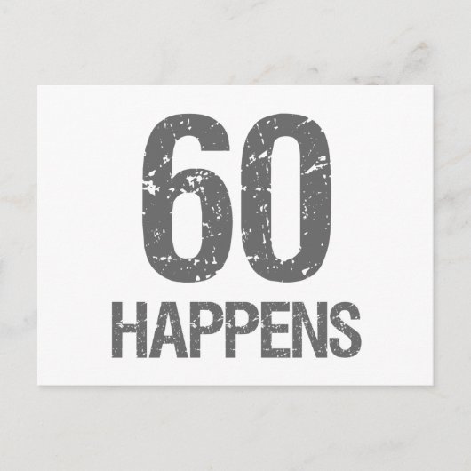 Funny 60th Birthday Briefkaart (Voorkant)