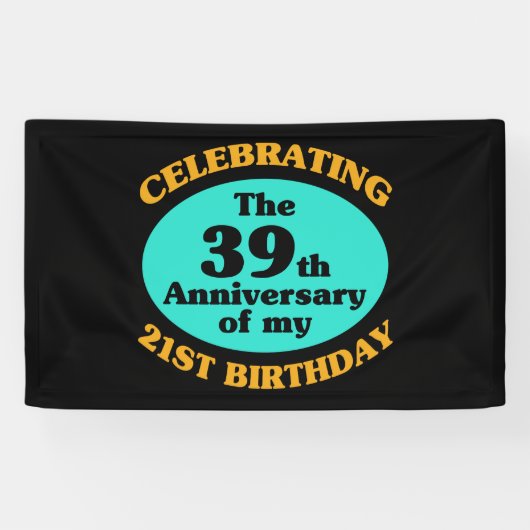 Funny 60th Birthday Gag Gift Spandoek (Horizontaal)