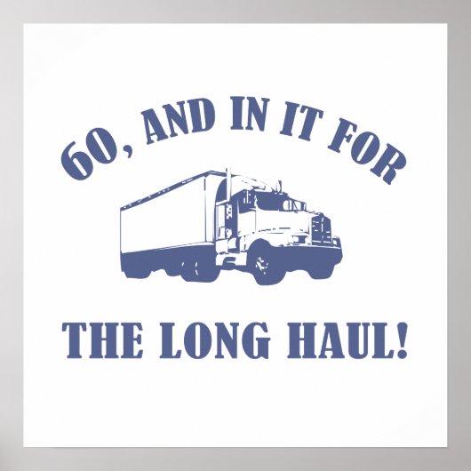 Funny 60th Birthday Gift Poster (Voorkant)