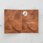 Funny 60th Birthday Howling Coyote Kaart (Binnen)