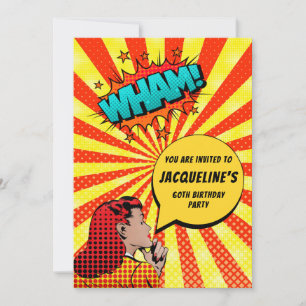 Funny 60th Birthday Invitation Kaart