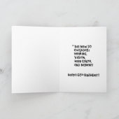 Funny 60th Birthday Kaart (Binnen)