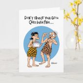 Funny 60th Birthday Kaart (Gele Bloem)