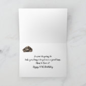 Funny 60th Birthday, Labrador Retriever Kaart (Binnen)