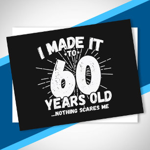 Funny 60th Birthday Quote Sarcastic 60 Year Old Briefkaart