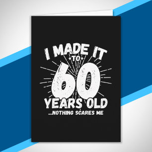 Funny 60th Birthday Quote Sarcastic 60 Year Old Kaart