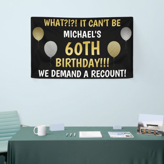 Funny 60th Birthday (Recount) Spandoek (Beurs)