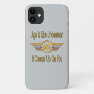 Funny 60th - Leeftijd is als ondergoed iPhone 11 Hoesje
