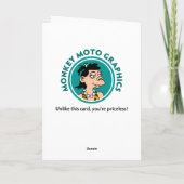 Funny 64th Birthday Kaart (Achterkant)