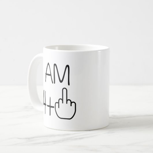 Funny 65th Birthday Coffee Mug (Devant gauche)