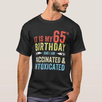 Funny 65th Birthday Gag 2021 Bday Quarantine 1956 T-shirt