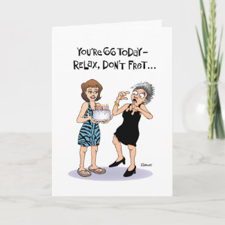Funny 66th Birthday Kaart