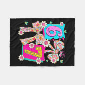 Funny 67 Coquette Bow Design For Girly Aesthetic L Fleece Deken (Voorkant (Horizontaal))