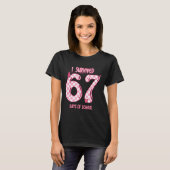 Funny 67 Days Of School Meme For Teachers And Stud T-shirt (Voorkant volledig)
