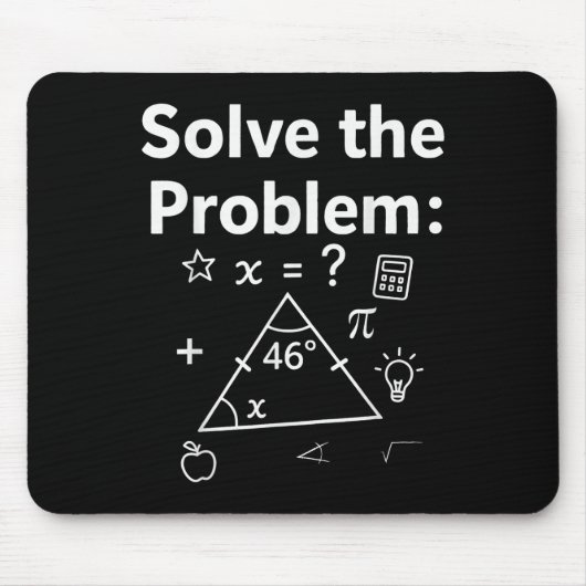 Funny 67 Math Meme Solve The Problem Teacher For S Muismat (Voorkant)