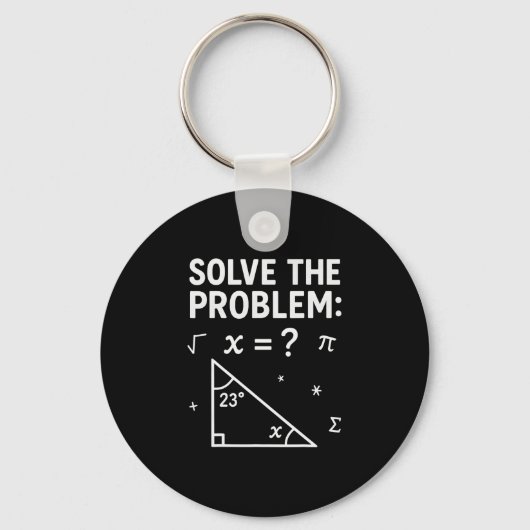 Funny 67 Math Meme Solve The Problem Teacher For S Sleutelhanger (Voorkant)