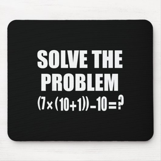 Funny 67 Meme Pemdas Elementary Math Teacher Brain Muismat (Voorkant)
