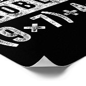 Funny 67 Meme Pemdas Elementary Math Teacher Brain Poster (Hoek)